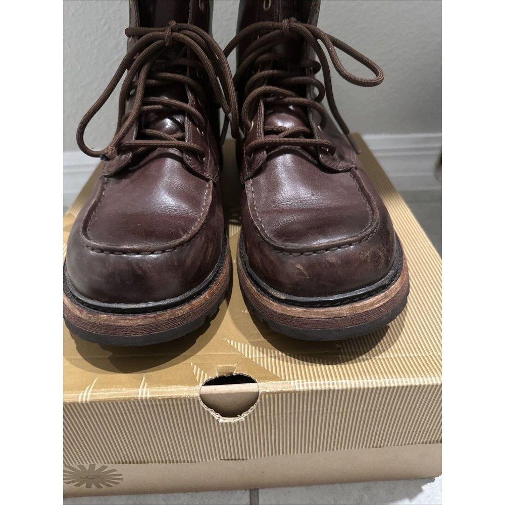 Men’s UGG Noxon Brown Boots Size 10.5 - Picture 6 of 10